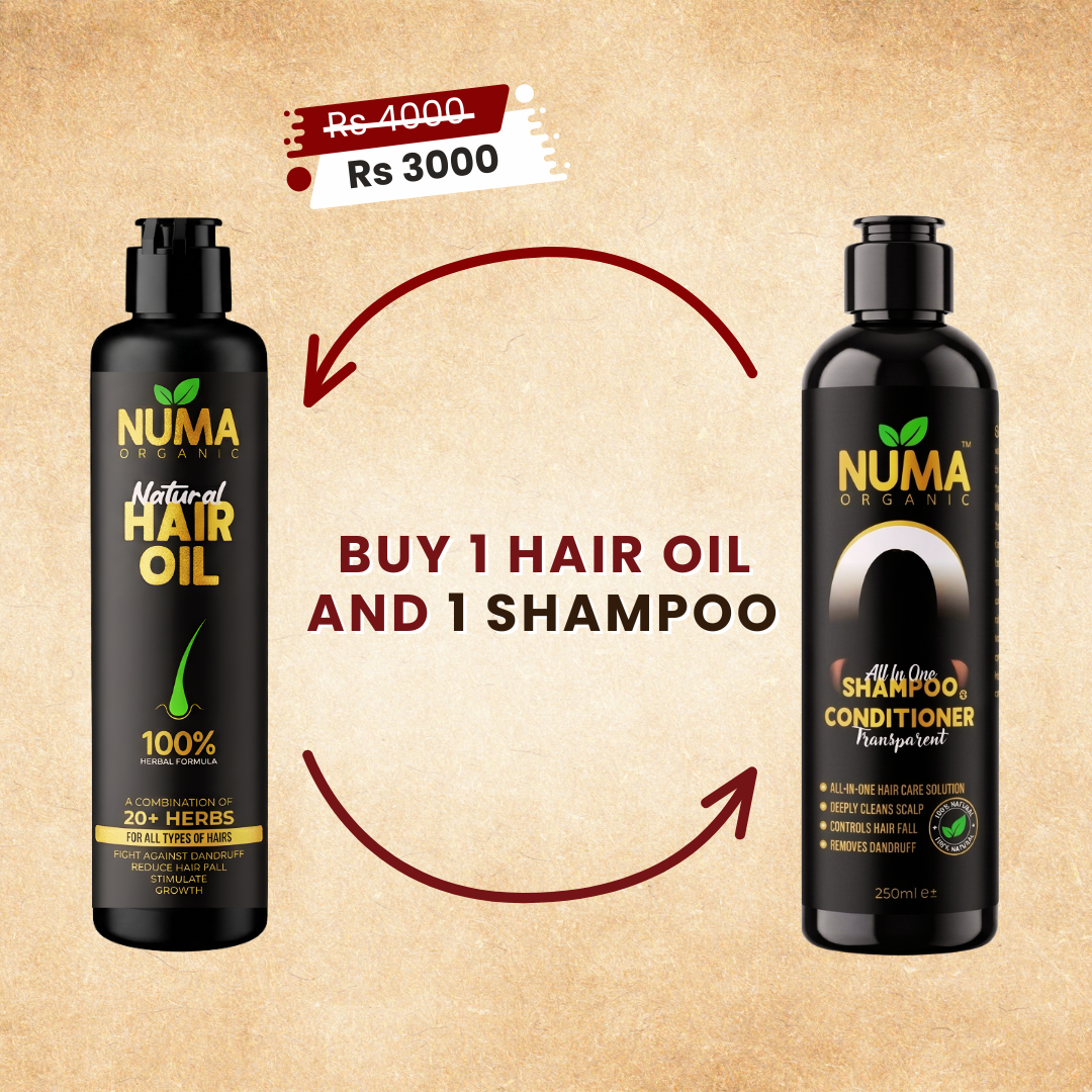Hair Oil And Shampoo Combo ہیئر آئل اور شیمپو کمبو