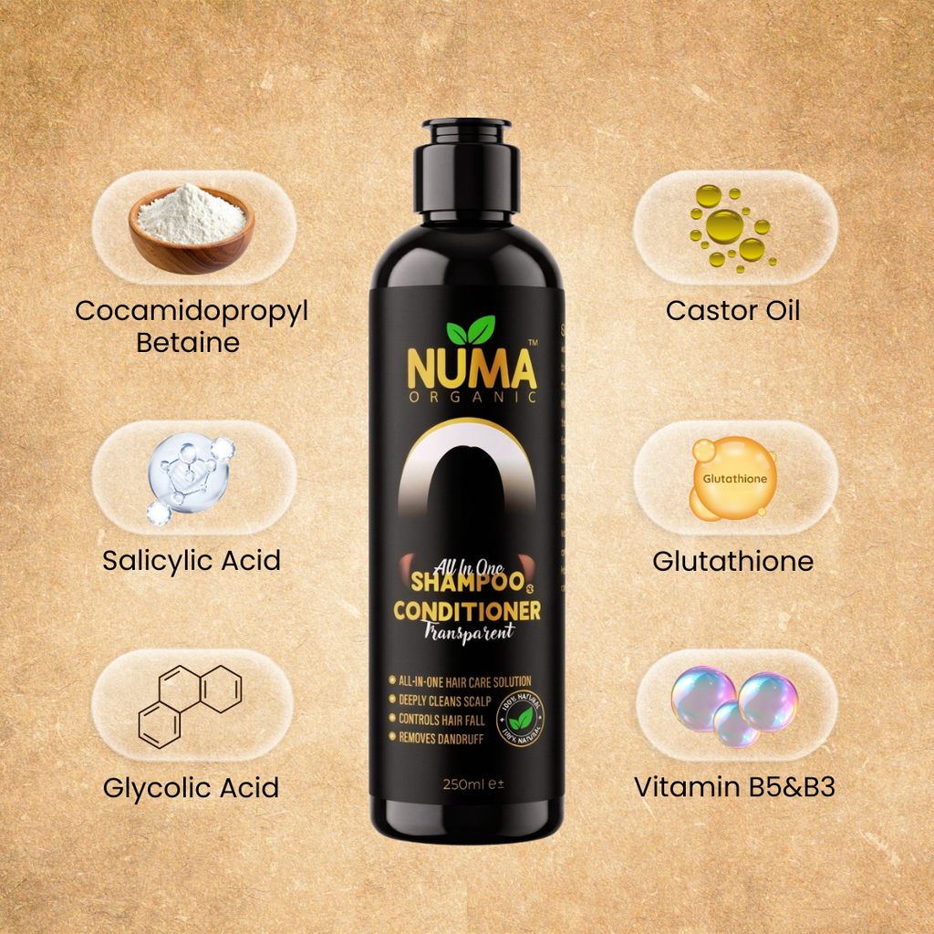 All in one Shampoo and Conditioner ٹرانسپیرنٹ شیمپو یا کنڈیشنر