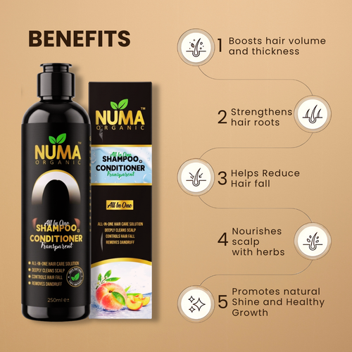 All in one Shampoo and Conditioner ٹرانسپیرنٹ شیمپو یا کنڈیشنر