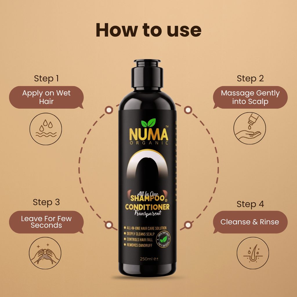 All in one Shampoo and Conditioner ٹرانسپیرنٹ شیمپو یا کنڈیشنر